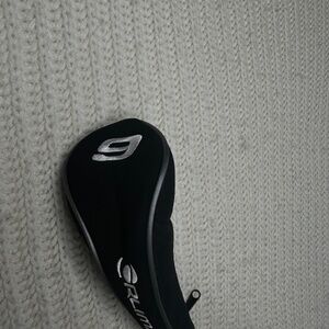 Black Golf Head Covers with Zipper